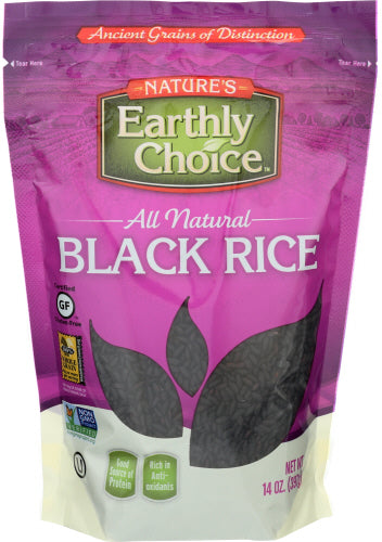 Natures Earthly Choice Rice Black, 14 OZ.