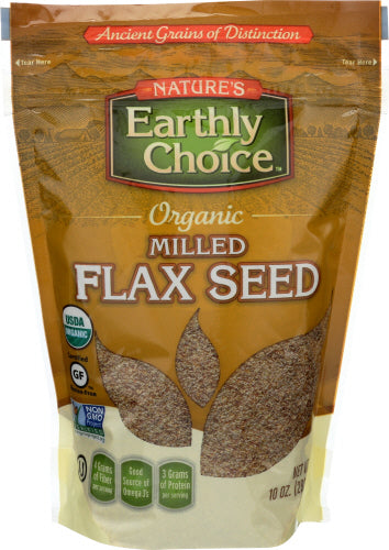 Natures Earthly Choice Seed Flax Milled, 10 OZ.