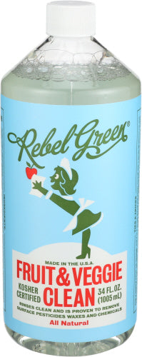 Rebel Green Cleaner Refill Frt&Veggie, 34 OZ.