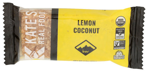 KATES REAL FOOD BAR LEMON COCONUT - 2.2 OZ