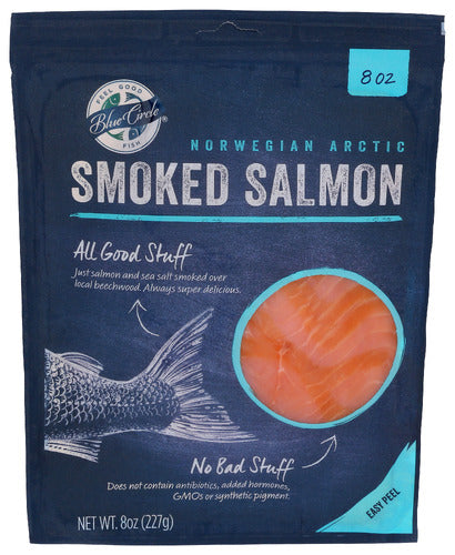Blue Circle Foods 
Salmon Smkd Artic Cold, 8 OZ.