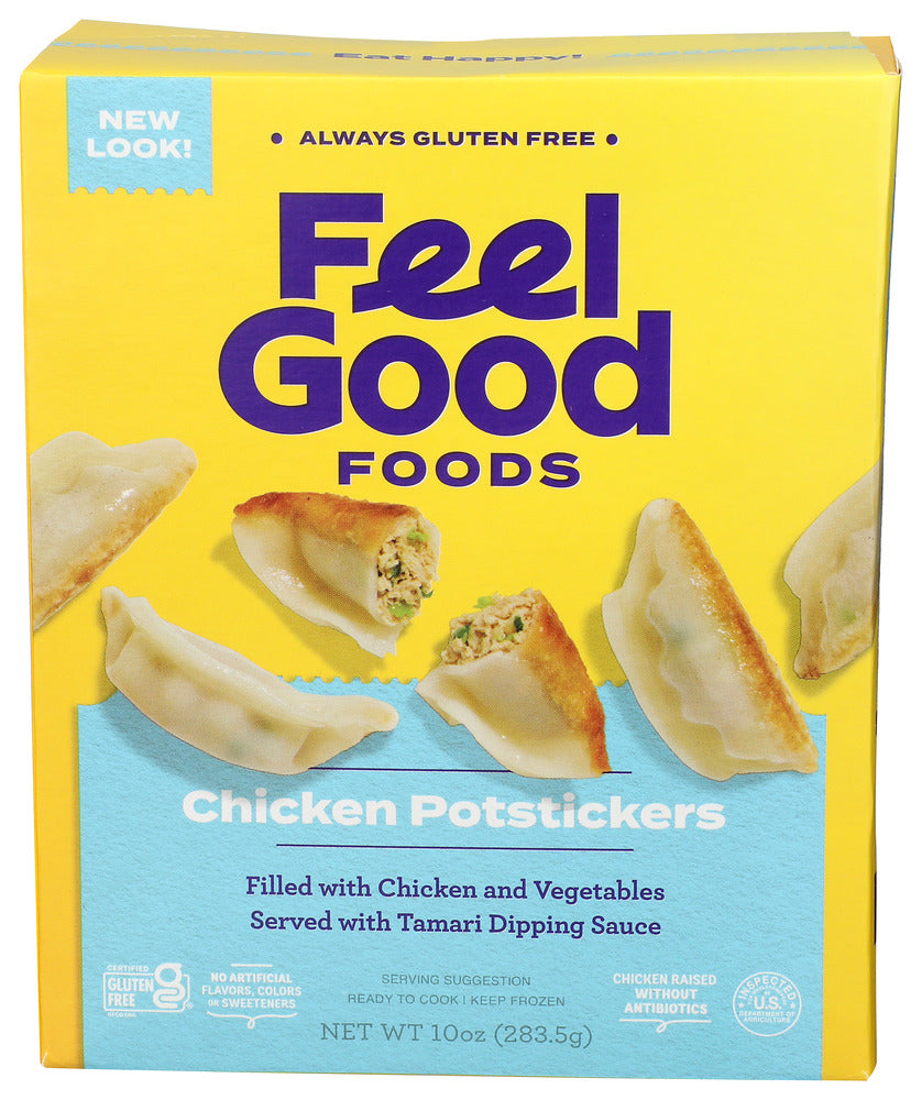 FEEL GOOD FOODS POTSTICKERS CHICKEN - 10 OZ