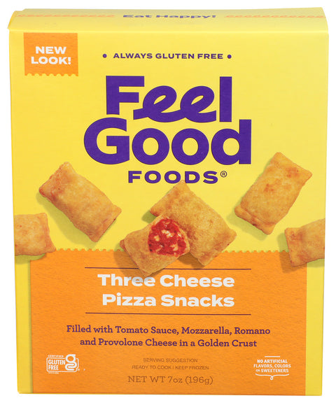 FEEL GOOD FOODS BITES THREE CHEESE - 7 OZ