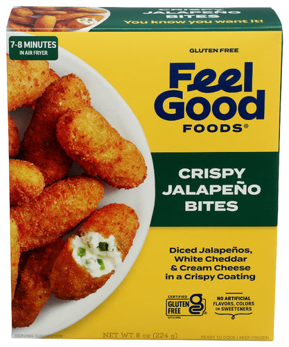 FEEL GOOD FOODS JALAPENO BITES CRISPY - 8 OZ