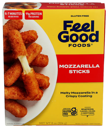 FEEL GOOD FOODS MOZZARELLA STICKS - 8 OZ