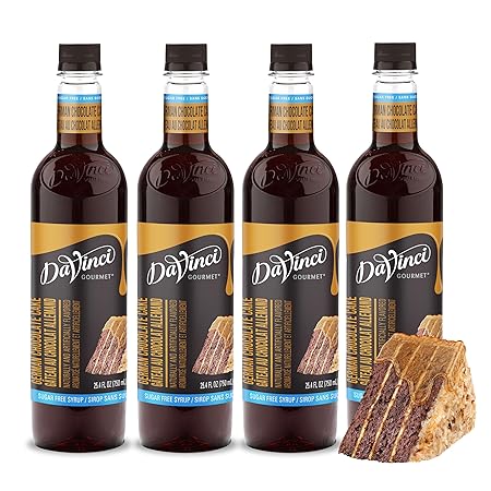 DaVinci Gourmet Sugar-Free German Chocolate Cake Syrup, 25.4 Ounce