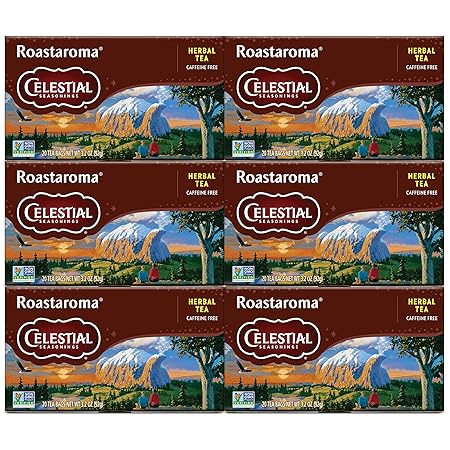 Celestial Seasonings Herbal Tea, Roastaroma, Caffeine Free, 3.3 Ounce 20 Count (Pack of 6)