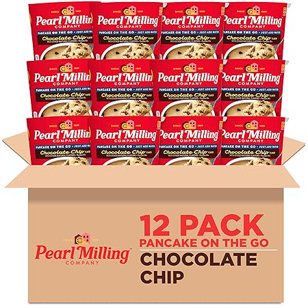 Pearl Milling Company Pancake Cups, Chocolate Chip, 2.11oz Cups (12 Pack)
