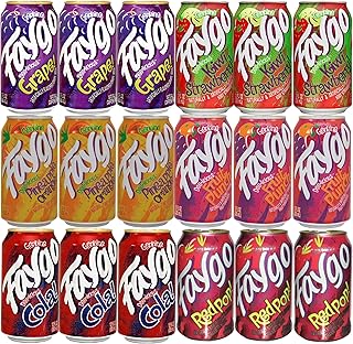 BEEQ- (Pack of 18) Faygo Variety Soda, 6 Different...