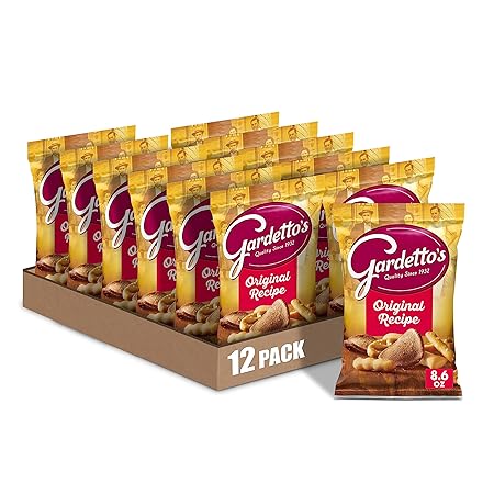 Gardetto's Snack Mix, Original Recipe, Snack Bag, 8.6 oz (Pack of 12)