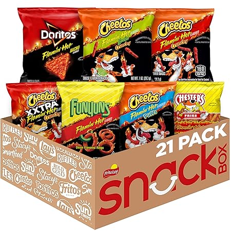 Frito-Lay Flamin' Hot Mix, Variety Pack (Pack of 21)