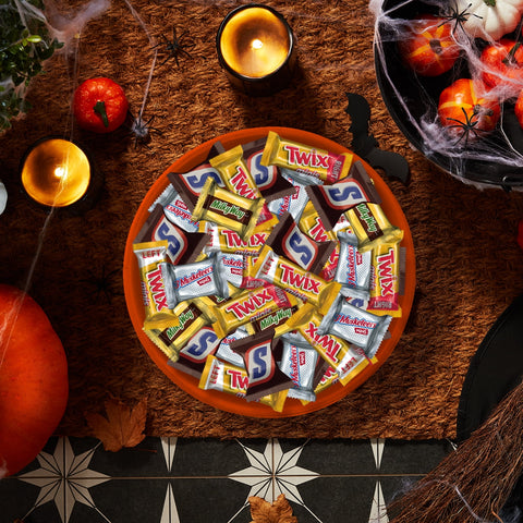 Mars Mixed Snickers, Twix, Milky Way & More Minis Halloween Chocolate Candy 150Ct Bulk Bag