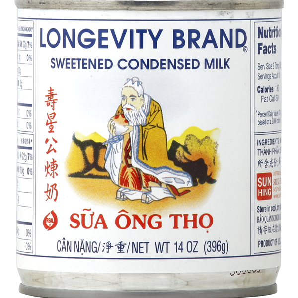 Longevity Wines Condensed Milk, Sweetened