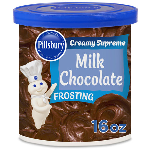 Pillsbury Creamy Supreme Milk Chocolate Frosting, 16 Oz Tub