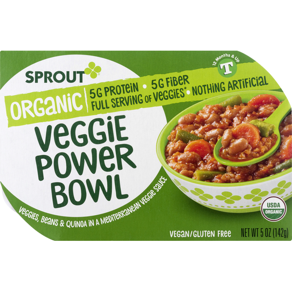 Sprout Veggie Power Bowl, Organic, Toddler