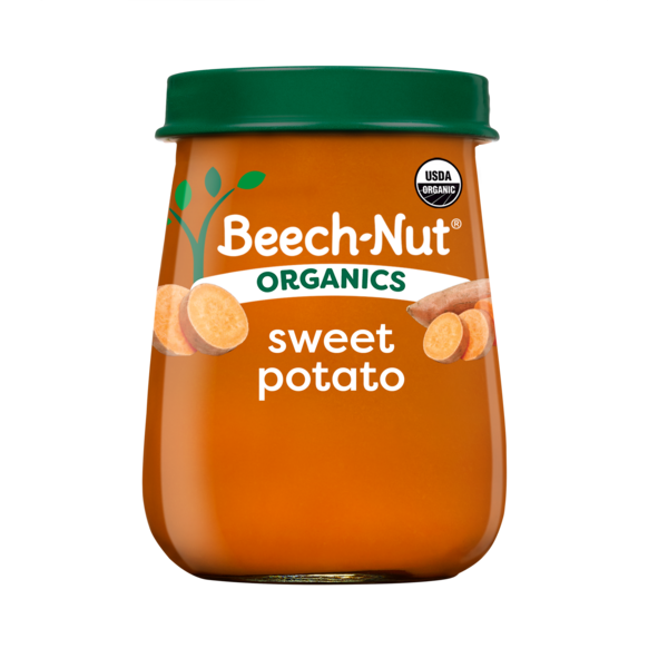 Beech-Nut Organics Stage 1 Organic Baby Food, Sweet Potato, 4 oz Jar