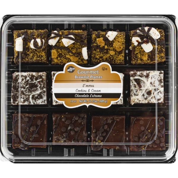 MJAY's Specialty Baked Foods Brownie Platter, Gourmet