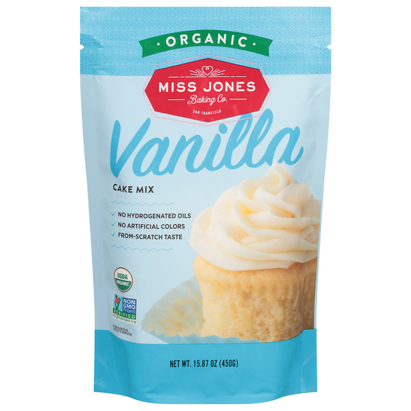 Miss Jones Baking Co. Cake Mix, Organic, Vanilla