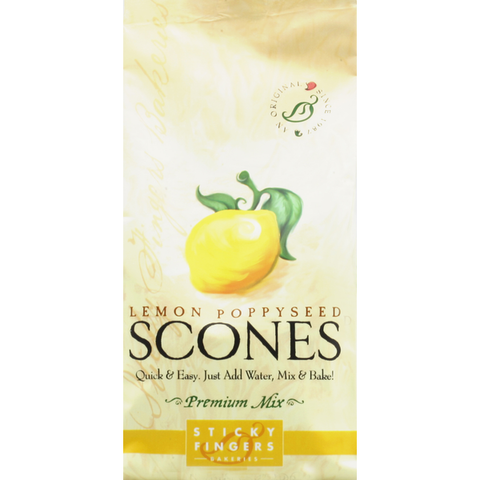 Sticky Fingers Bakeries Scones, Lemon Poppyseed