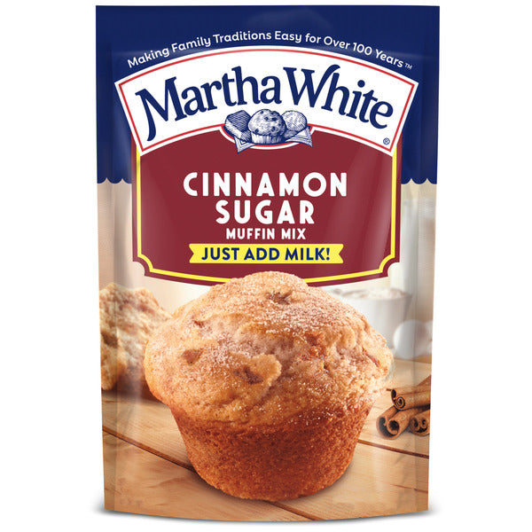 Martha White Cinnamon Sugar Muffin Mix, 7.4 Oz Bag