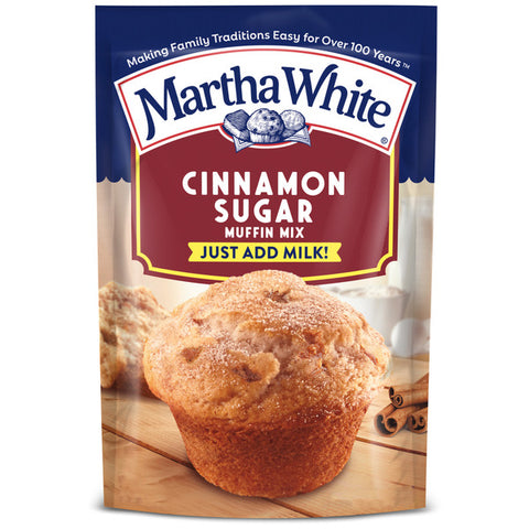 Martha White Cinnamon Sugar Muffin Mix, 7.4 Oz Bag