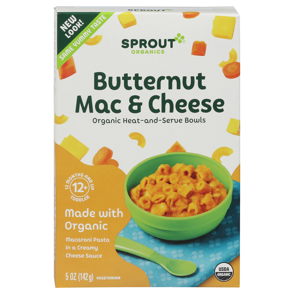 Sprout Organics Butternut Mac & Cheese, Toddler (12+ Months and Up)