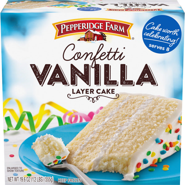 Pepperidge Farm Frozen Confetti Vanilla Layer Cake