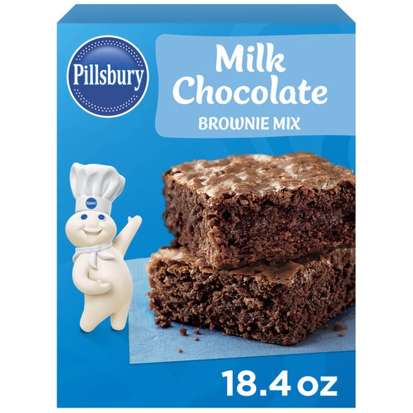 Pillsbury Milk Chocolate Brownie Mix, 18.4 Oz Box