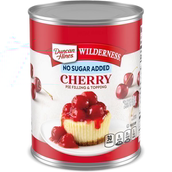 Duncan Hines Wilderness Wilderness No Sugar Added Cherry Pie Filling and Topping