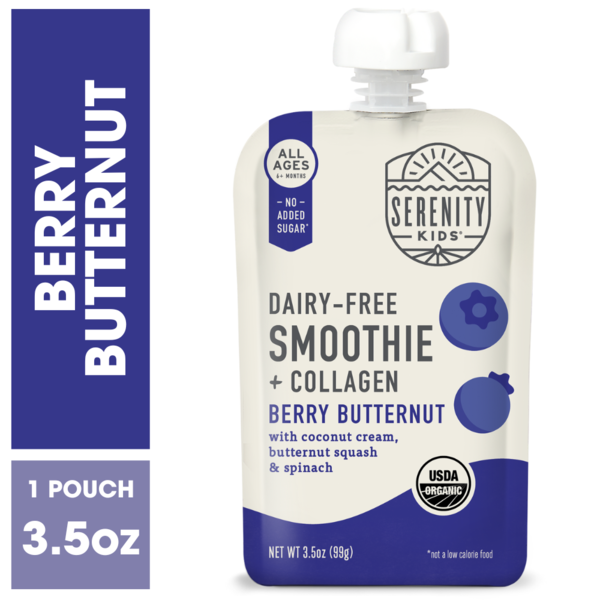 Serenity Kids Berry Butternut Dairy Free Smoothie + Protein