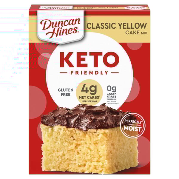 Duncan Hines Keto Friendly Classic Yellow Cake Mix