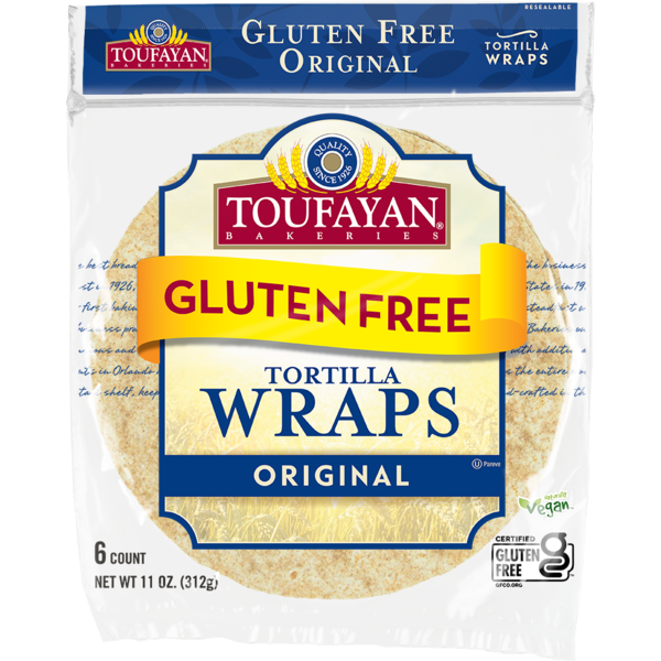 Toufayan Bakeries Original, Gluten Free Tortilla Wraps