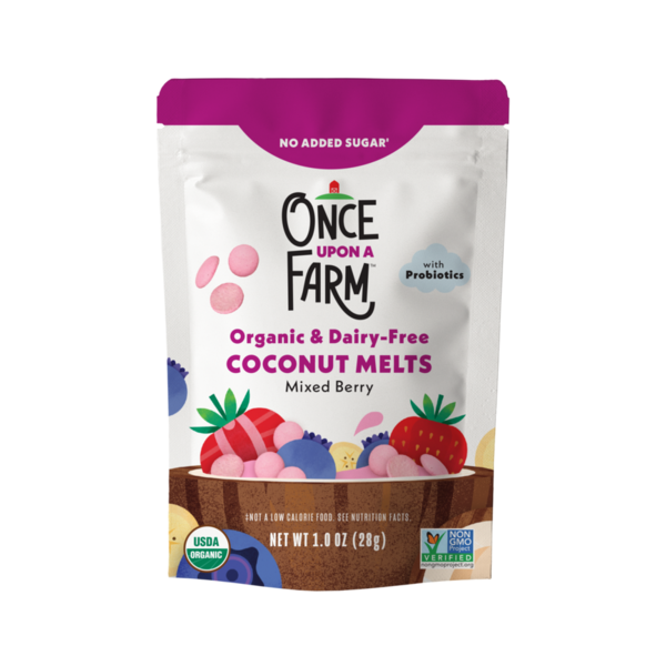 Once Upon a Farm Organic Coconut Melts, Mixed Berry