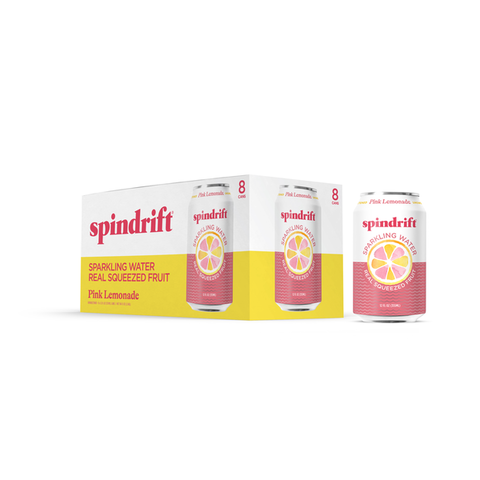 Spindrift Sparkling Water, Pink Lemonade, Unsweetened