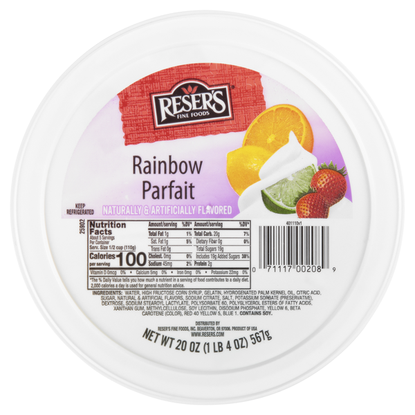 Reser's Fine Foods Rainbow Parfait