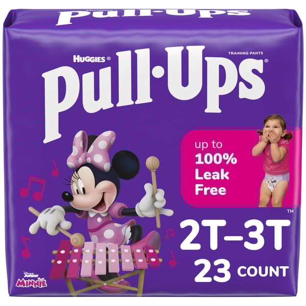 Pull-Ups Girls' Potty Training Pants, 2T-3T (16-34 lbs)