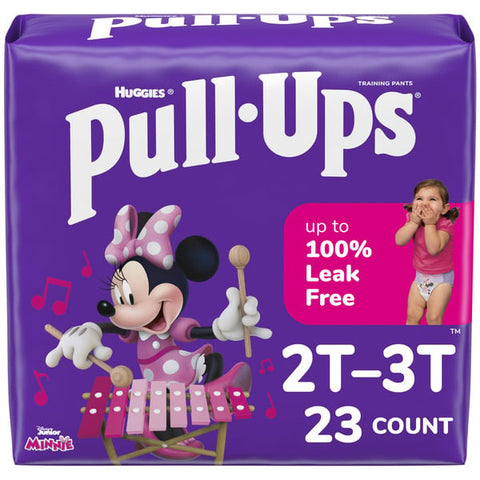 Pull-Ups Girls' Potty Training Pants, 2T-3T (16-34 lbs)