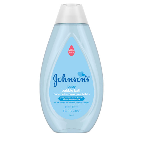 Johnson's Johnson's Tear-Free Baby Bubble Bath, Hypoallergenic, 13.6 fl. oz