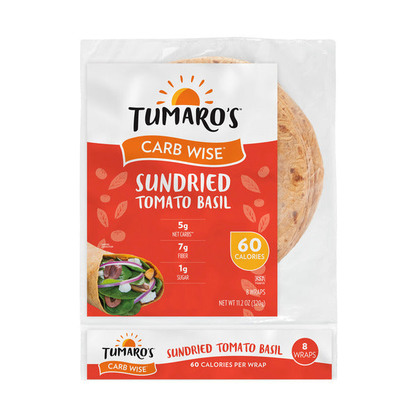 Tumaro's Sundried Tomato Basil Carb Wise Wraps