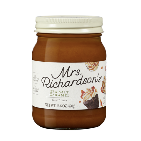 Mrs. Richardson's Dessert Sauce, Sea Salt Carmel