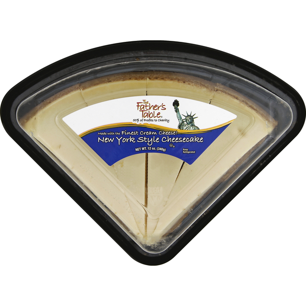 The Father’s Table Cheesecake, New York Style, Quarter