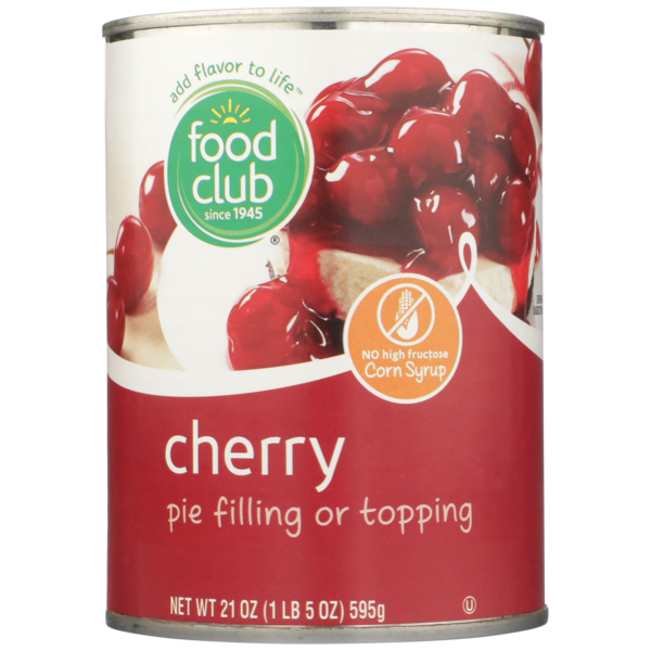 Food Club Cherry Pie Filling Or Topping