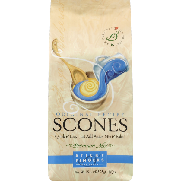 Sticky Fingers Bakeries Scones Mix, Premium, Original Recipe