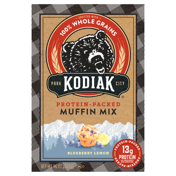 Kodiak Blueberry Lemon Protein Muffin Mix