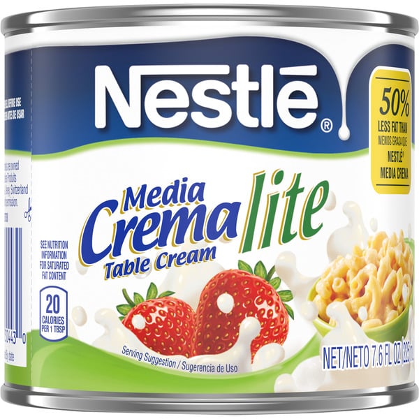 Media Crema Nestle Lite Cream