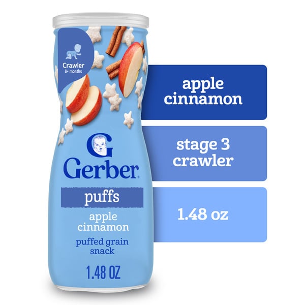 Gerber Apple Cinnamon Cereal Snack