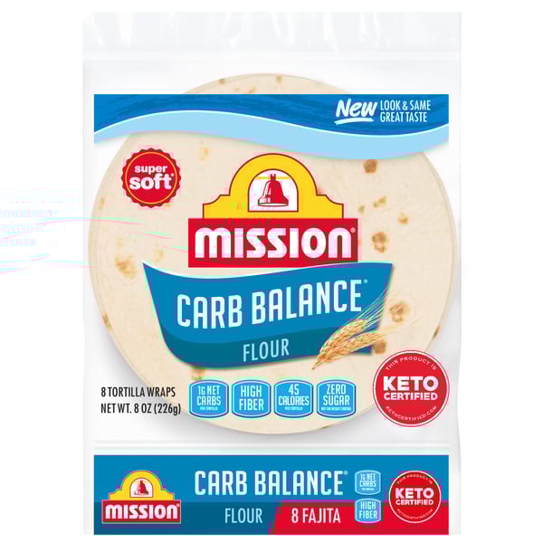 Mission Carb Balance Fajita Flour Tortillas