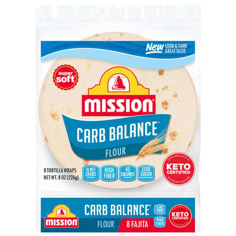 Mission Carb Balance Fajita Flour Tortillas
