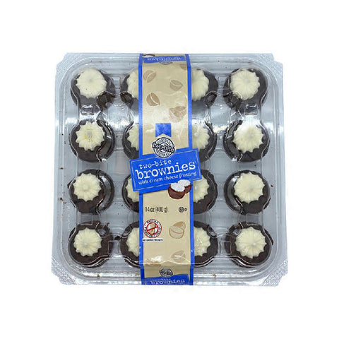 Two Bite Brownies With Cream Cheese Frosting