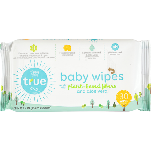 Tippy Toes Baby Wipes - 6.3x7.9
